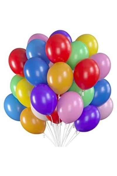 OEM Set 100 baloane, multicolore, 25 cm