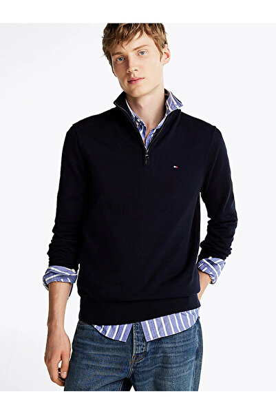 Tommy Hilfiger Erkek Lacivert Kazak MW0MW37331 DW5