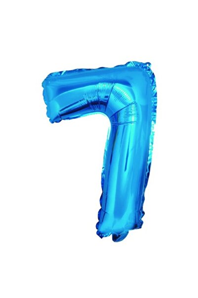 OEM Μπαλόνι με αριθμό 7, μπλε, 100 cm