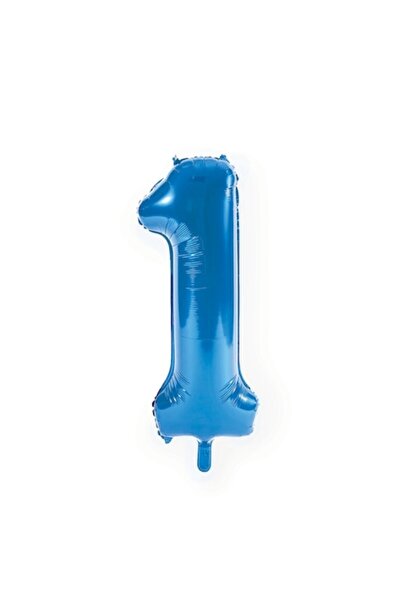 Baloane Sofia Balon folie numărul 1 albastru, 101 cm