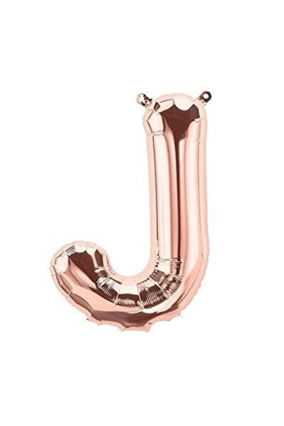 OEM Balon Folie Litera J, ESB, 35 cm, Rose Gold