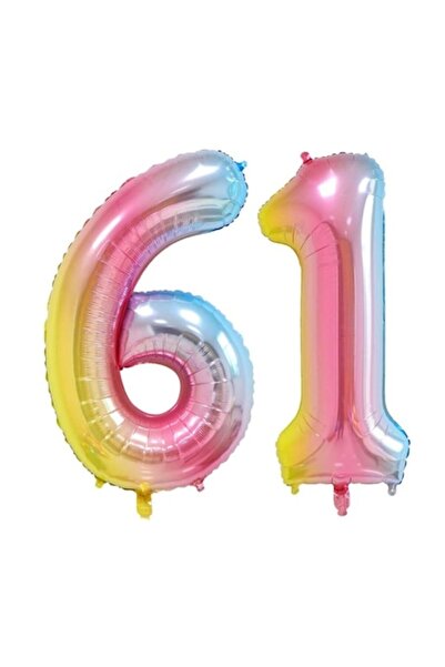 Domi Party & Gifts Set 2 baloane folie, Domi Party & Gifts, Curcubeu, anivers...