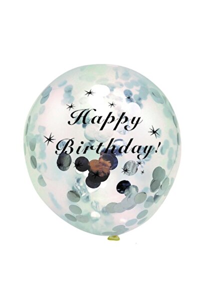 OEM Set baloane cu confetti la multi ani 5buc 40 cm