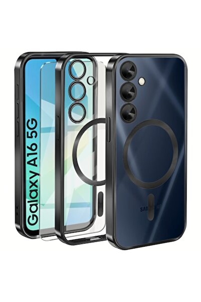 ERBORD Husă de telefon pentru Samsung Galaxy A16, Electro MagSafe, neagră