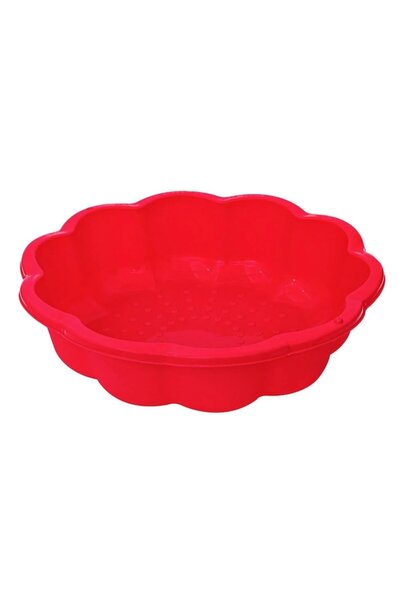 OEM Sand Box in Flower Shape, Red Ø94x21cm