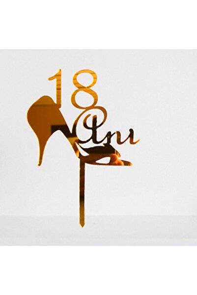 OEM Обувка за торта Topper 18, мнозинство, злато