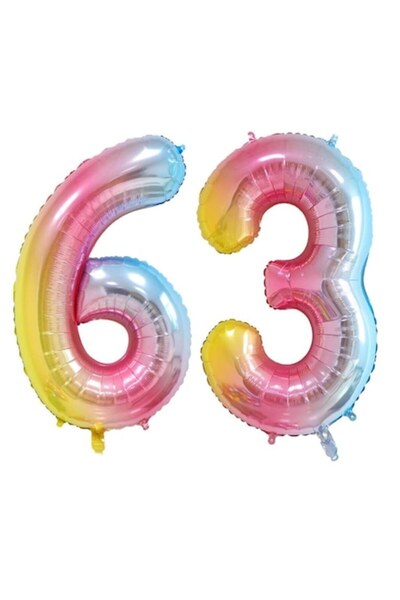 Domi Party & Gifts Set de 2 baloane folie cu numere, Domi Party & Gifts, Curc...