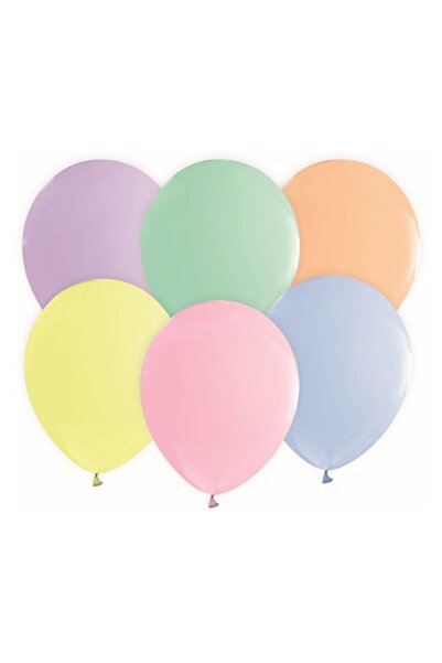 DECO Set 50 baloane macaron din latex, DOMI PARTY & GIFTS Multicolore, 30 cm