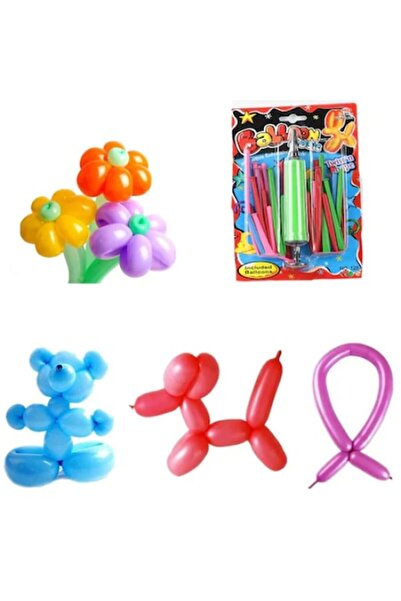 OEM Set 24 baloane pentru modelaj + mini pompă