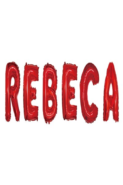 OEM Set Baloane Litere Nume Rebeca, Rosu, 40Cm
