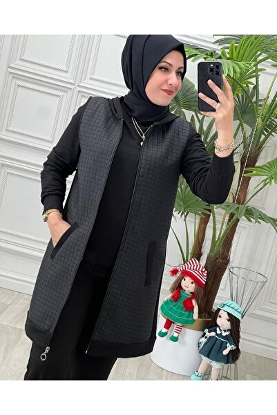 asyadabutik Γυναικείο Καπιτονέ Γιλέκο Σετ 3 τεμαχίων