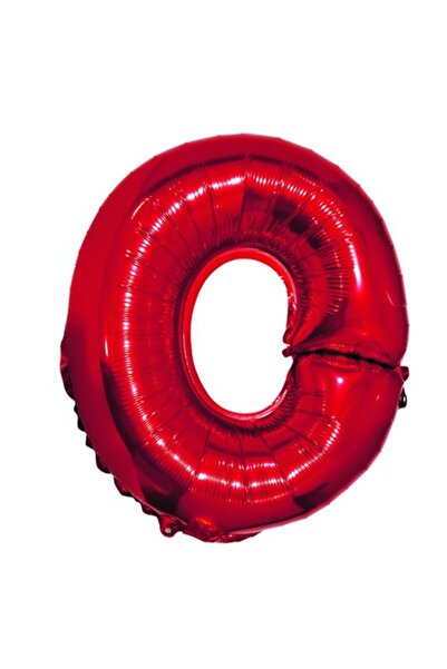 OEM Balon Litera O, Roșu, 40cm
