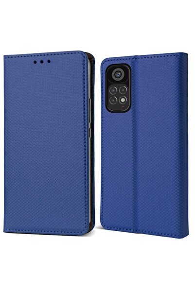 FONIX Θήκη τηλεφώνου Flip On για Redmi Note 11/Note 11S Σκούρο μπλε δέρμα