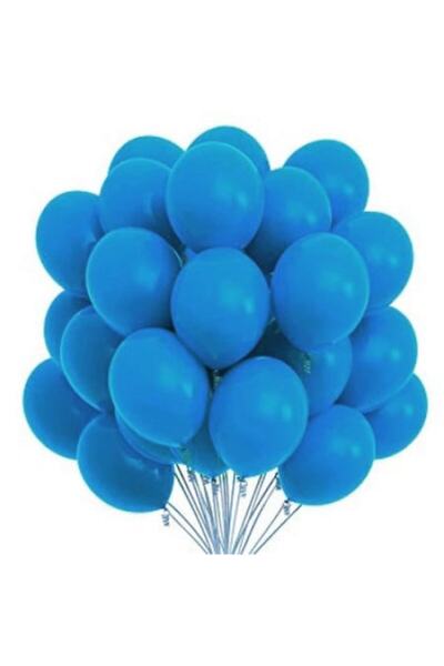 Rainbow Set 100 baloane turcoaz, diametru 28 cm