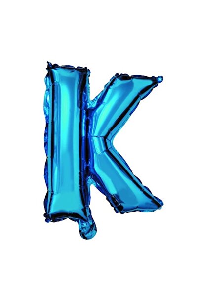 OEM Μπαλόνι με το γράμμα K, μπλε, 40 cm