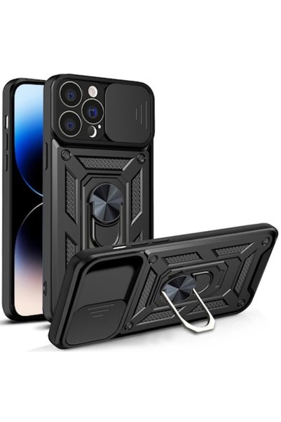 FONIX Кейс за телефон, съвместим с Apple iPhone 14 Pro, Rugged Shield LensPro...