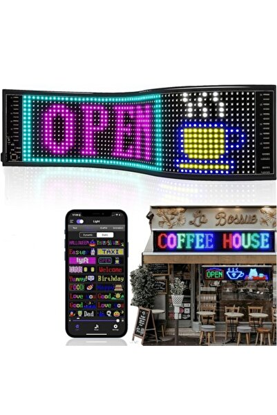 FONIX GlowLine Store by - Flexible LED Programmable Panel 348x102mm Black