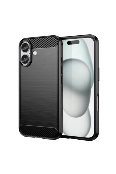 FONIX Προστατευτική θήκη σιλικόνης Anti-Shock Carbon Titanium TPU Μαύρο συμβα...