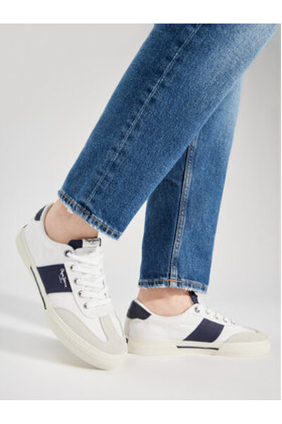 Pepe Jeans ανδρικά αθλητικά παπούτσια PMS31042 λευκά