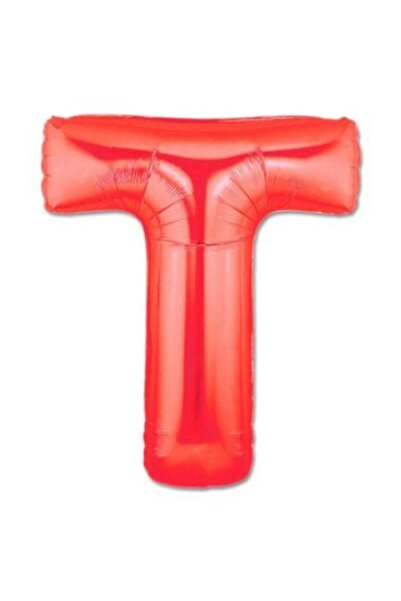 OEM Balon Folie Litera T, ESB, 40 cm, Rosu
