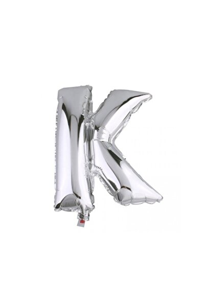 OEM Φόλιε με γράμμα Κ, ESB, 35 cm, Ασημί