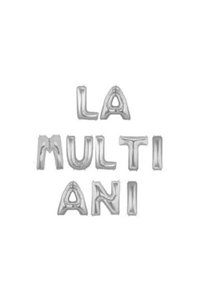 Advance Foil balloon set "LA MULTI ANI" (Happy Birthday), 35 cm