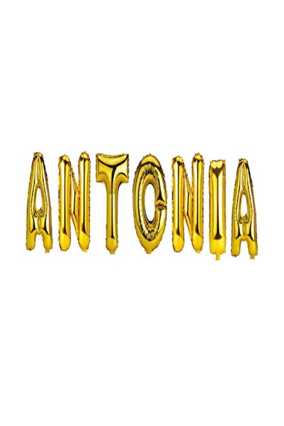OEM Antonia Name Letter Balloon Set, Gold, 40Cm