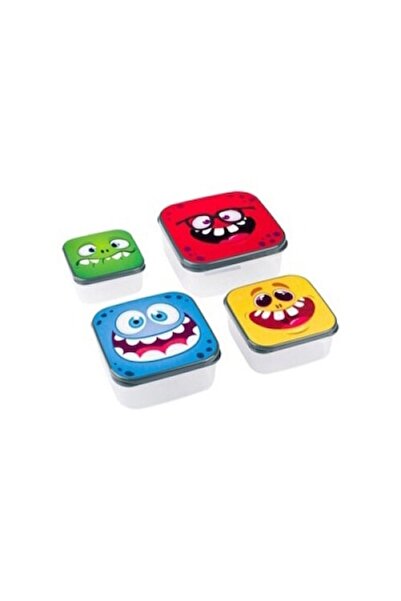 OEM Σετ κατσαρόλες με καπάκια με αστείο σχέδιο - 4 τεμάχια