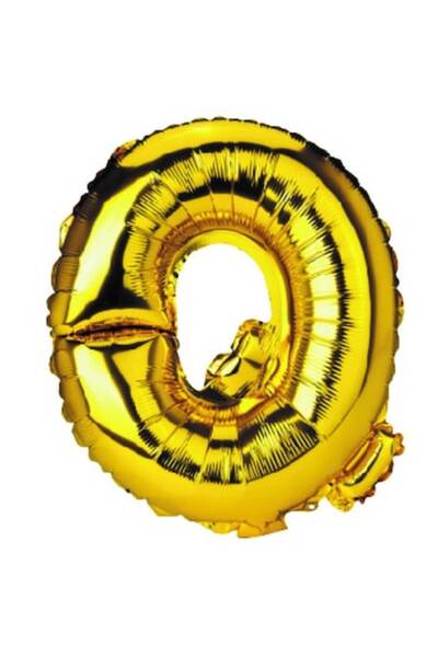 OEM Μπαλόνι με το γράμμα Q, χρυσό, 40 cm