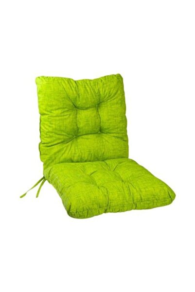 OEM Pernă pentru scaun cu spătar, verde, umplutură din spumă, sistem de fixar...