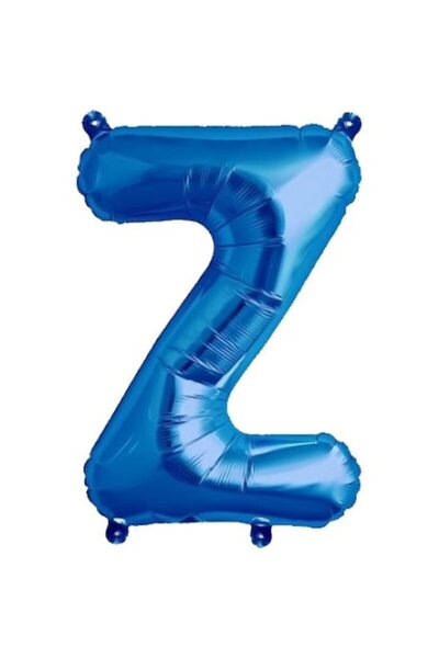 OEM Balon Folie Litera Z, ESB, 35 cm, Albastru