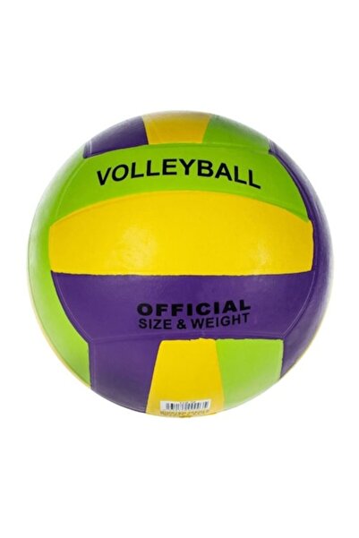 OEM Minge de volei din PVC, verde/galben/violet, nr. 5