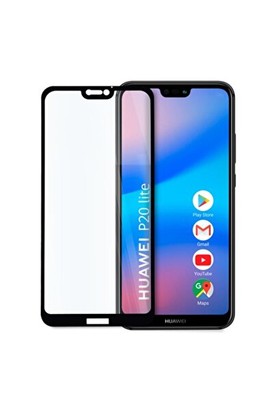 Tech Armor Защитно фолио за екран за Huawei P20 Lite, с цялостно залепване, ц...