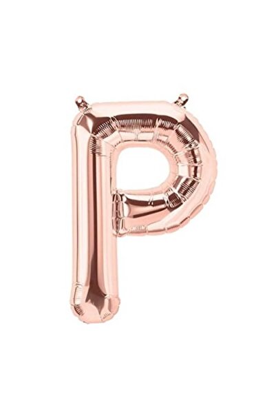 OEM Φούσκα με το γράμμα P, ESB, 35 cm, ροζ χρυσό
