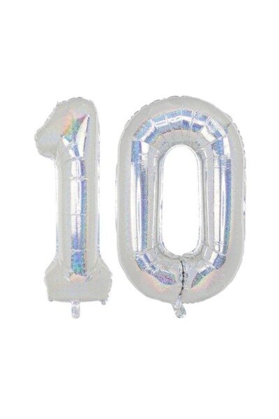 Domi Party & Gifts Set de 2 baloane folie cu numere, Domi Party & Gifts, holo...