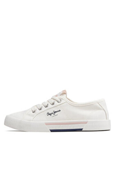 Pepe Jeans αθλητικά παπούτσια για κορίτσια PGS30543 λευκά