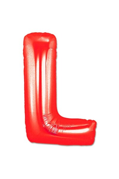 OEM Balon folie litera L, ESB, 35 cm, roșu