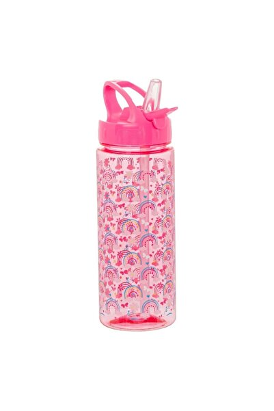 OEM Flip-Top Rainbow Pink Kids Water Bottle 500ml