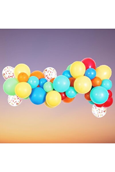 OEM Kit Aranjament Baloane Semiarc, 50 buc, Multicolor