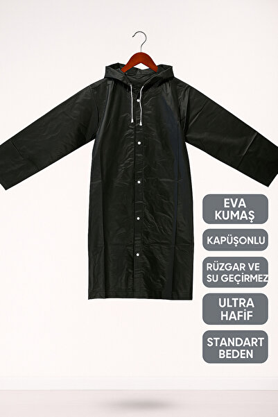 Silmaril 9-15 Years Old Children's Raincoat Eva Fabric Hooded Suitable for Long-Term Use Winter Rain Trend