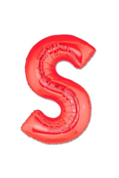 OEM Balon folie litera S, ESB, 40 cm, roșu