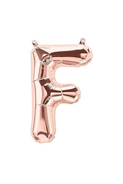 OEM Μπαλόνι Φόλιε Γράμμα F, ESB, 40 εκ., Ροζ Χρυσό