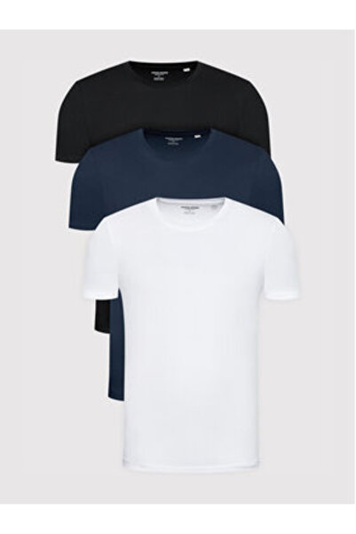 Jack & Jones Jack Jones Ανδρικό Σετ 3 Μπλουζάκια 12191759 Πολύχρωμα
