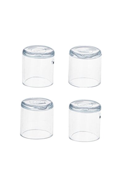 FONIX Set 2 perechi de protecții pentru tocuri stiletto, diametru 19 mm, PVC, transparente