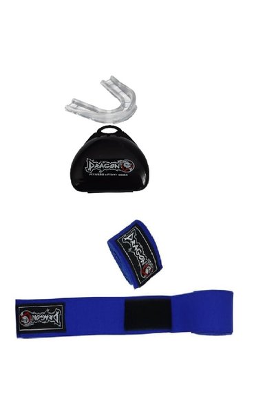 Dragondo Boks Bandajı Elastik Bandaj 5 metre (çift) Ve Dişlik 2'li Set Giftoom