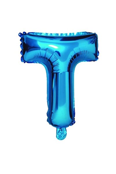 OEM Balon Litera T, Albastru, 40cm
