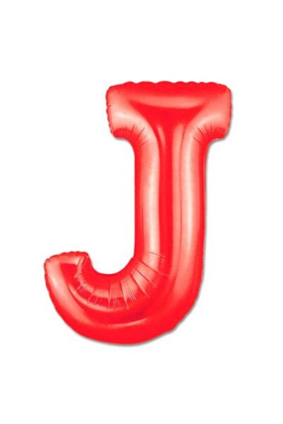 OEM Balon Folie Litera J, ESB, 35 cm, Rosu