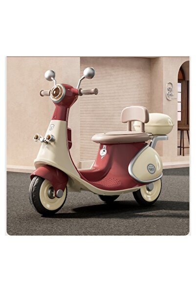 FONIX Motocicletă electrică cu 3 roți, Comando Kids, vârstă 3-8 ani, vișinie