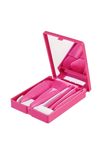 FONIX Flawless On The Go Mini Makeup Brush Set, Fuchsia