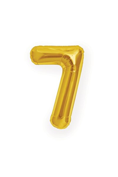 Baloane Sofia Balon folie numărul 7, culoare aurie, 35 cm